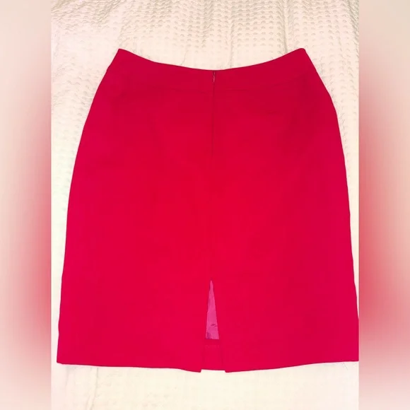 Magenta Pencil Skirt - Picture 2 of 7